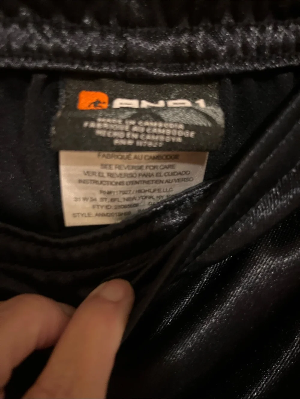And1 Black Men’s Athletic Shorts with Satin Trim